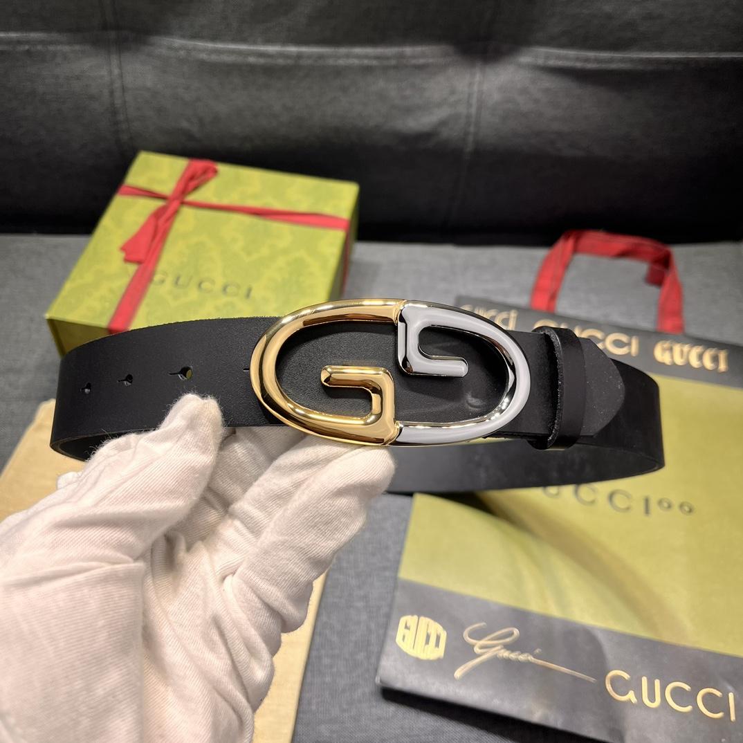 Gucci Belt With Two-toned Metal Buckle - EUR FASHION