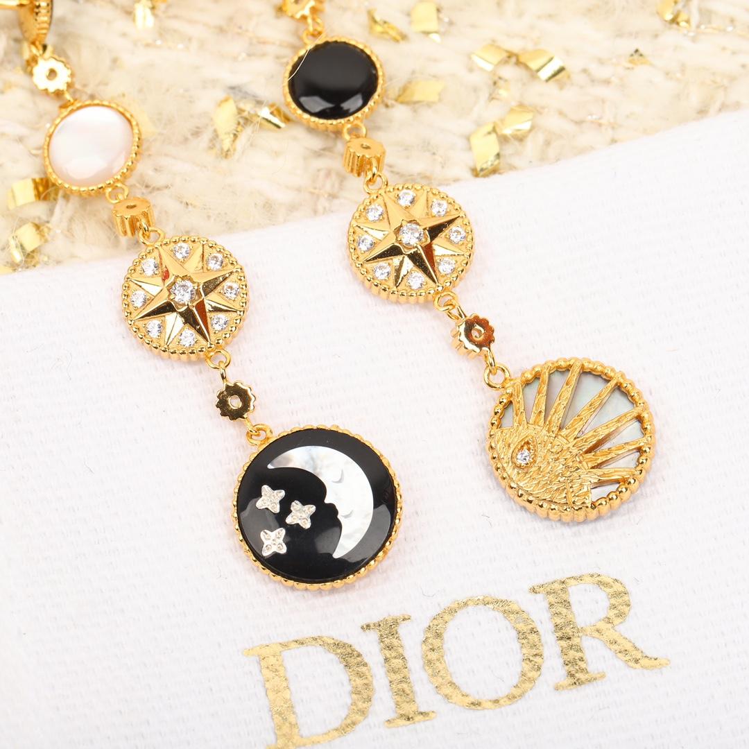 Dior Rose Des Vents And Rose Céleste Earrings - EUR FASHION