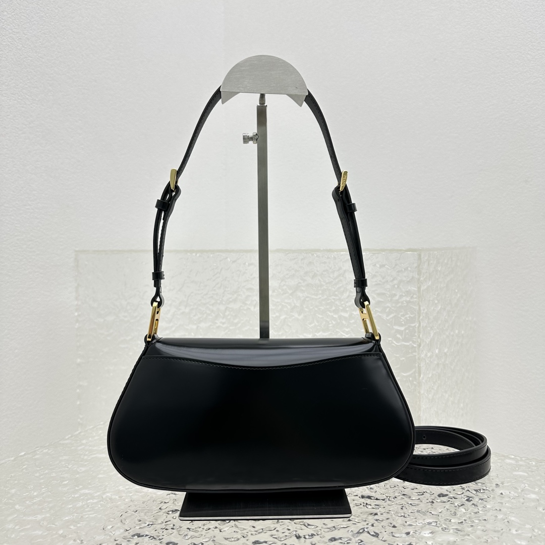 Prada Brushed Leather Shoulder Bag - EUR FASHION