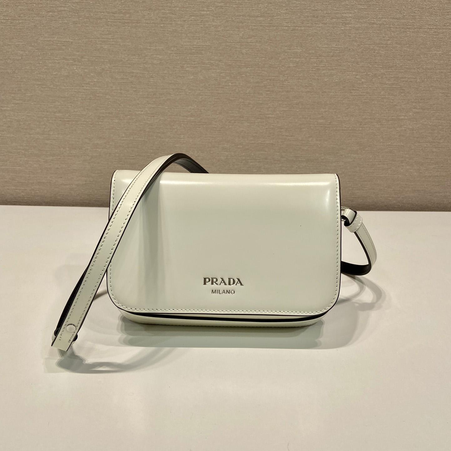 Prada Brushed Leather Mini-bag With Shoulder Strap - EUR FASHION