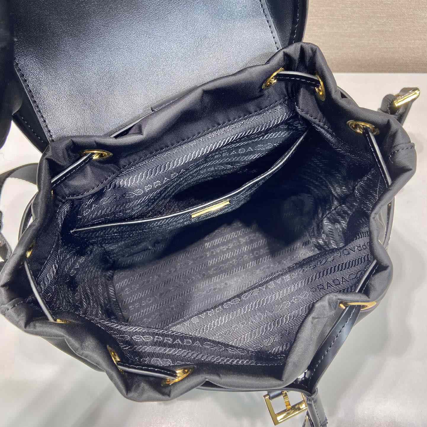 Prada Re-Nylon And Brushed Leather Backpack - EUR FASHION