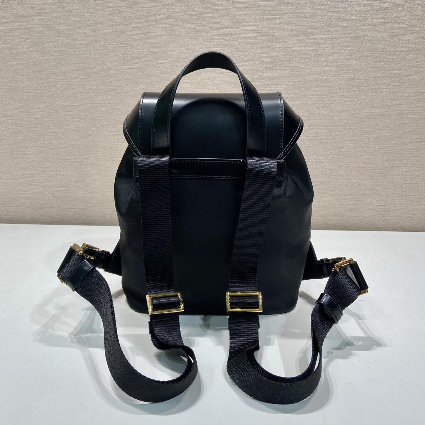 Prada Re-Nylon And Brushed Leather Backpack - EUR FASHION