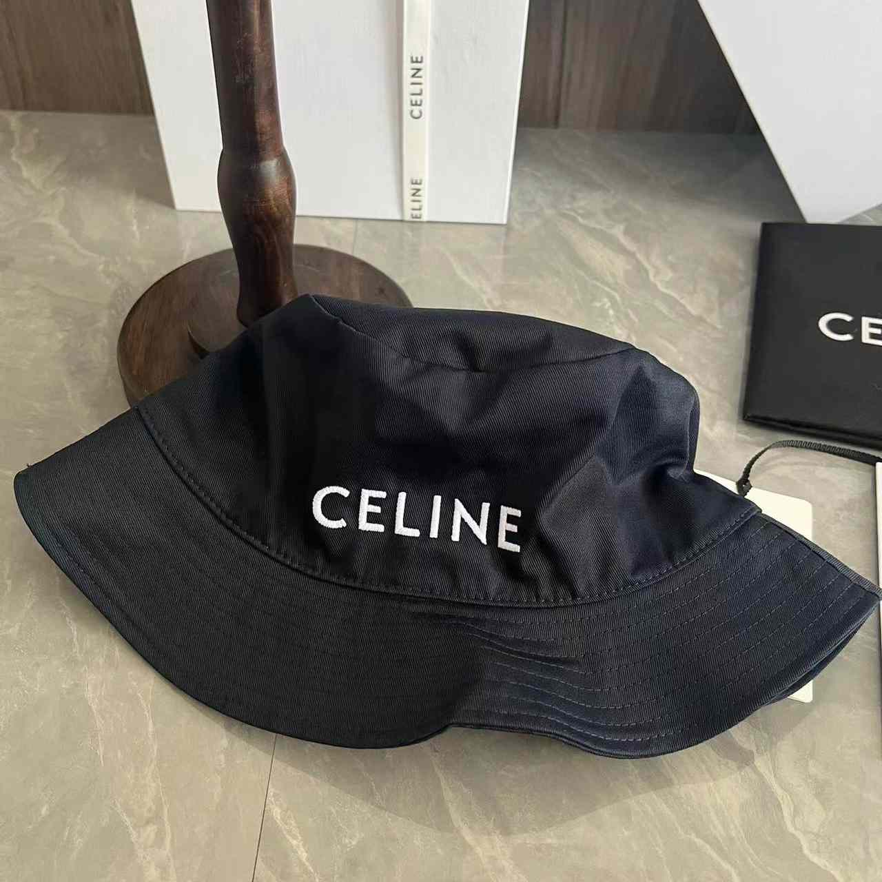 Celine Cotton Bucket Hat - EUR FASHION