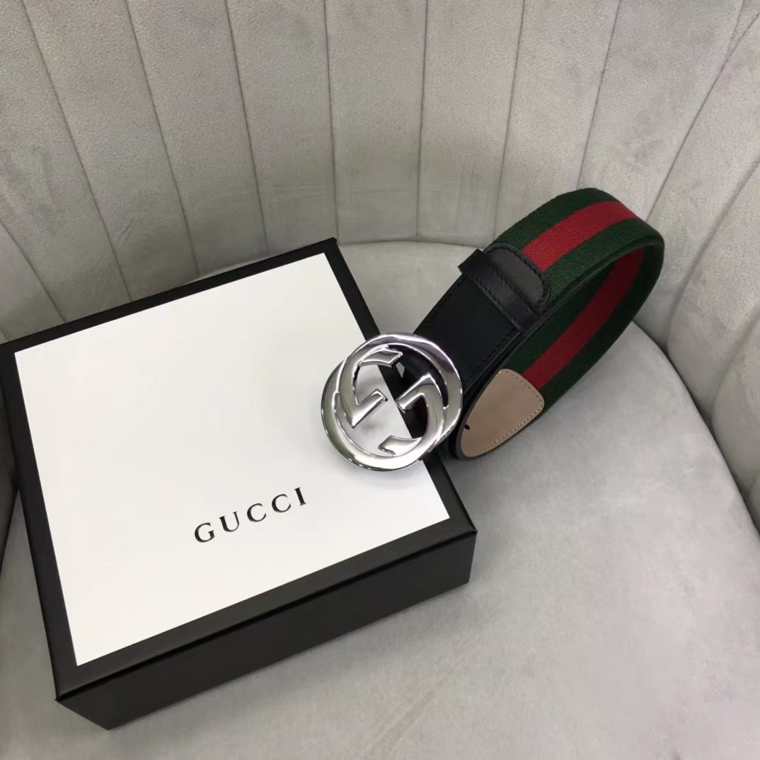 Gucci Web Belt With G Buckle - EUR FASHION