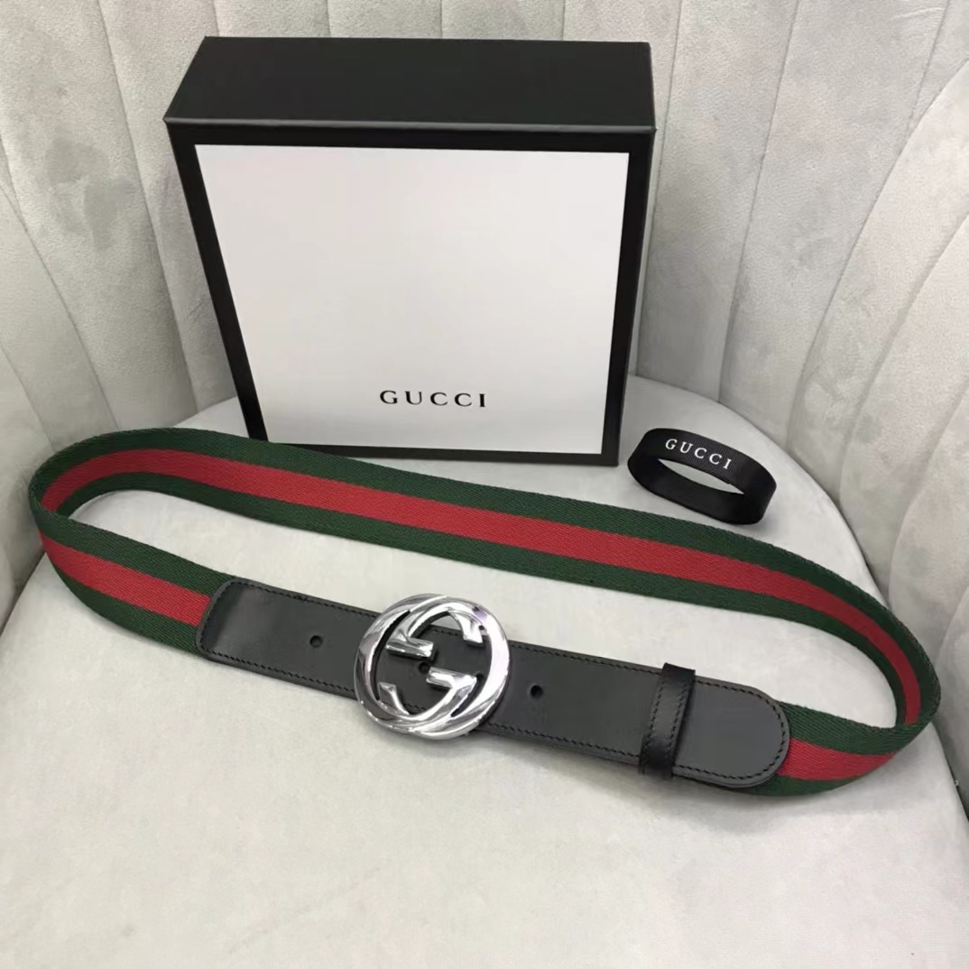 Gucci Web Belt With G Buckle - EUR FASHION