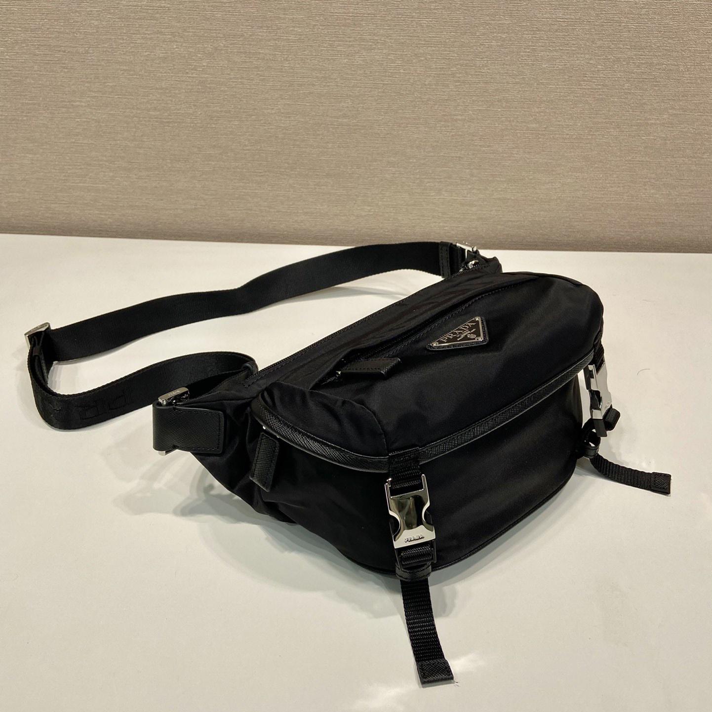 Prada Re-Nylon And Saffiano Leather Shoulder Bag - EUR FASHION