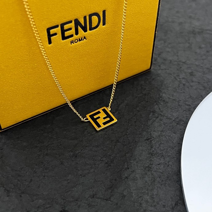 Fendi Forever Fendi Gold-coloured Necklace  - EUR FASHION