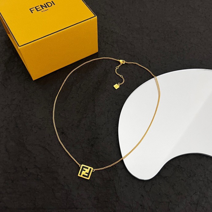 Fendi Forever Fendi Gold-coloured Necklace  - EUR FASHION