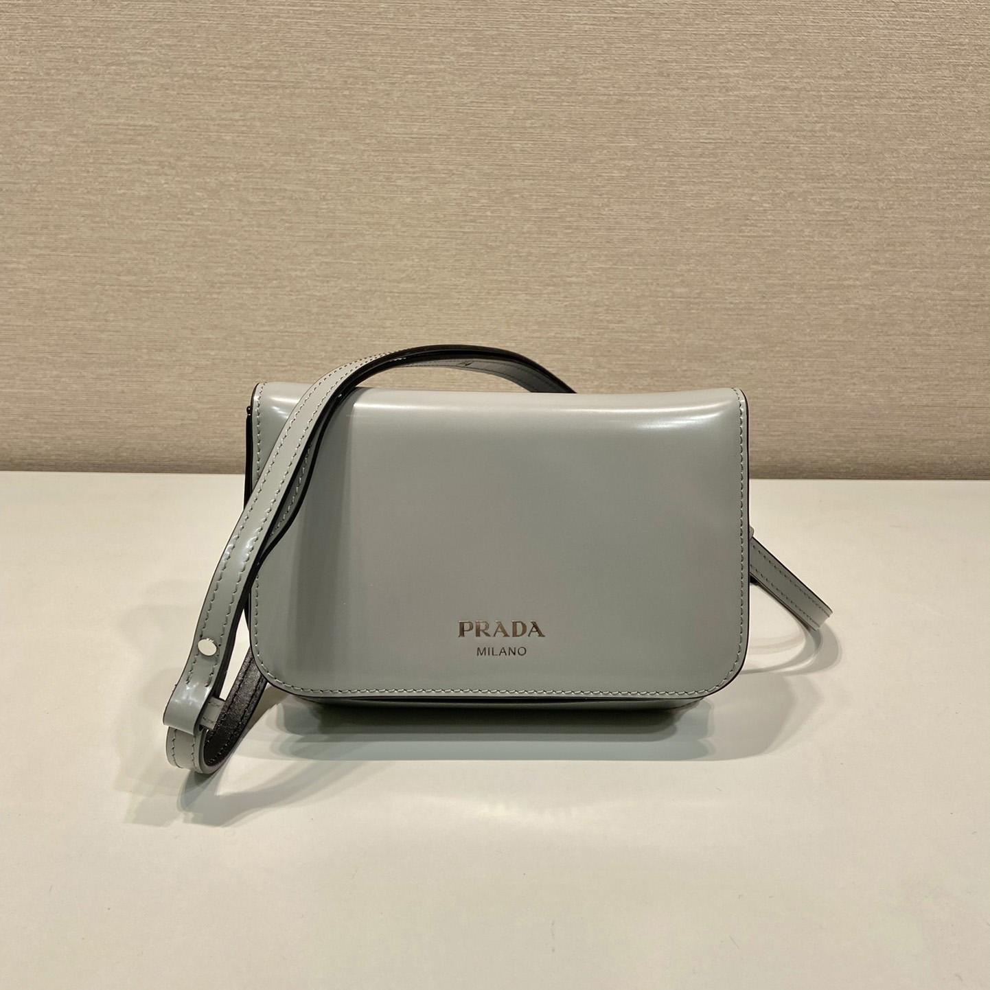 Prada Brushed Leather Mini-bag With Shoulder Strap - EUR FASHION