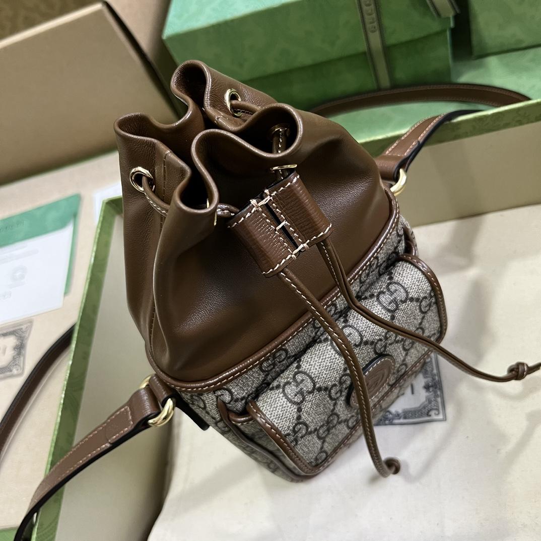 Gucci GG Mini Bucket Bag With Interlocking G - EUR FASHION