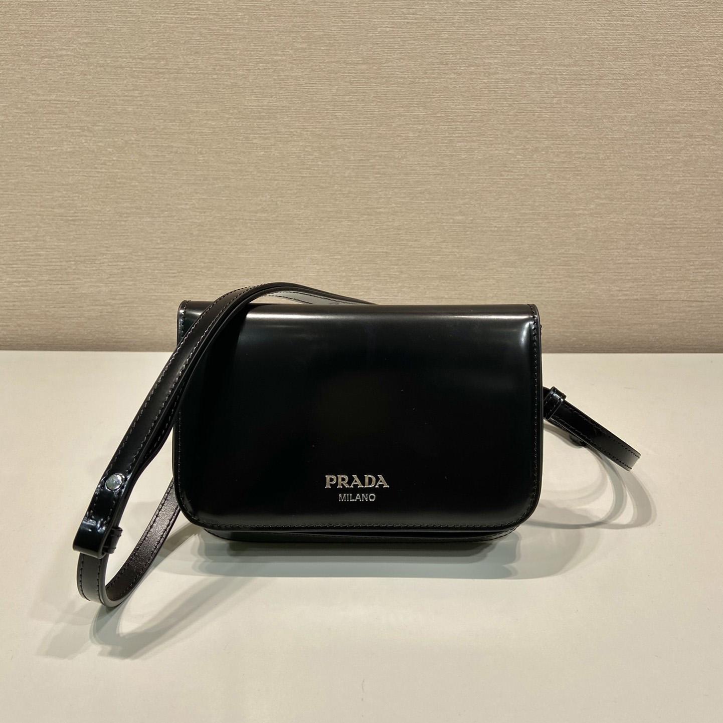 Prada Brushed Leather Mini-bag With Shoulder Strap - EUR FASHION