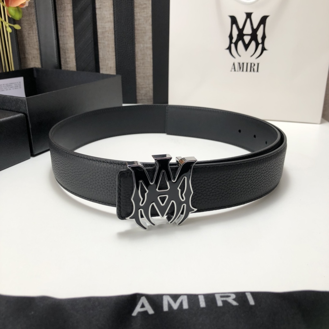 Amiri Ma Leather Belt - EUR FASHION