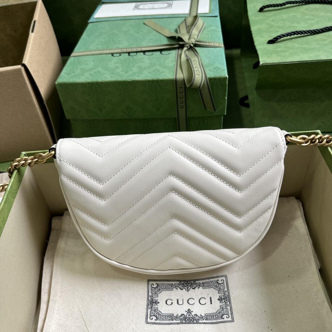 Gucci GG Marmont Matelasse Chain Mini Bag (20x 14.5x 4cm) - EUR FASHION