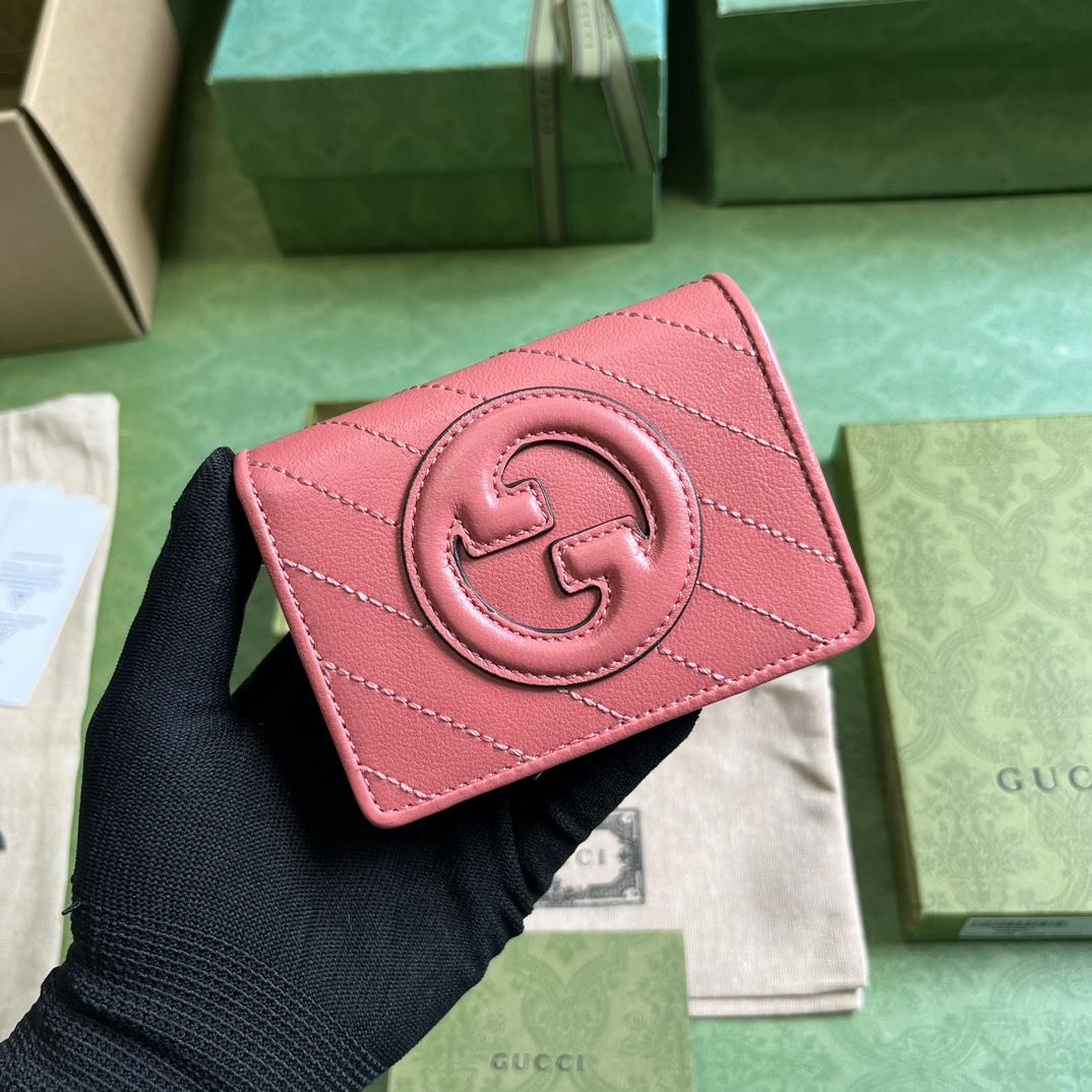 Gucci Blondie Card Case Wallet (8.5x 11x 3cm) - EUR FASHION