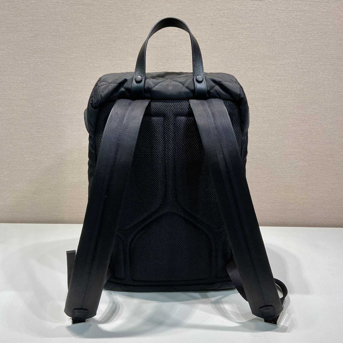 Prada Re-Nylon Backpack With Topstitching - EUR FASHION