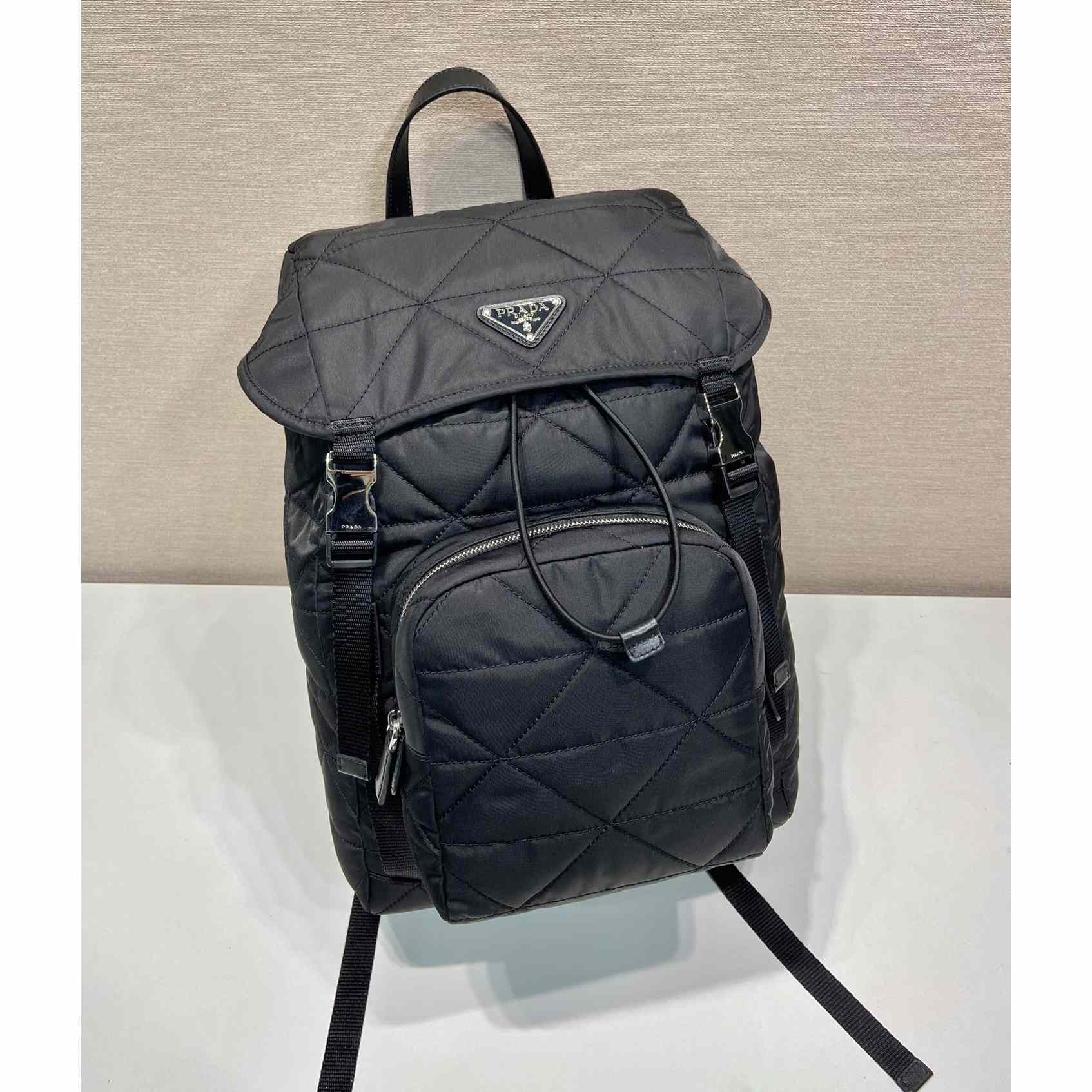 Prada Re-Nylon Backpack With Topstitching - EUR FASHION