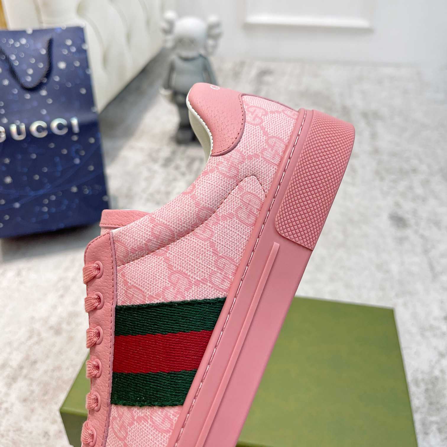 Gucci Ace Sneaker With Web - EUR FASHION