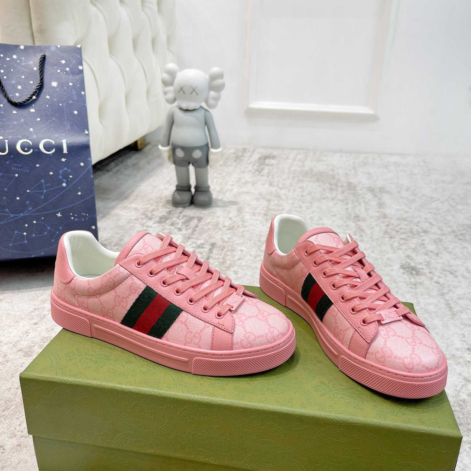 Gucci Ace Sneaker With Web - EUR FASHION