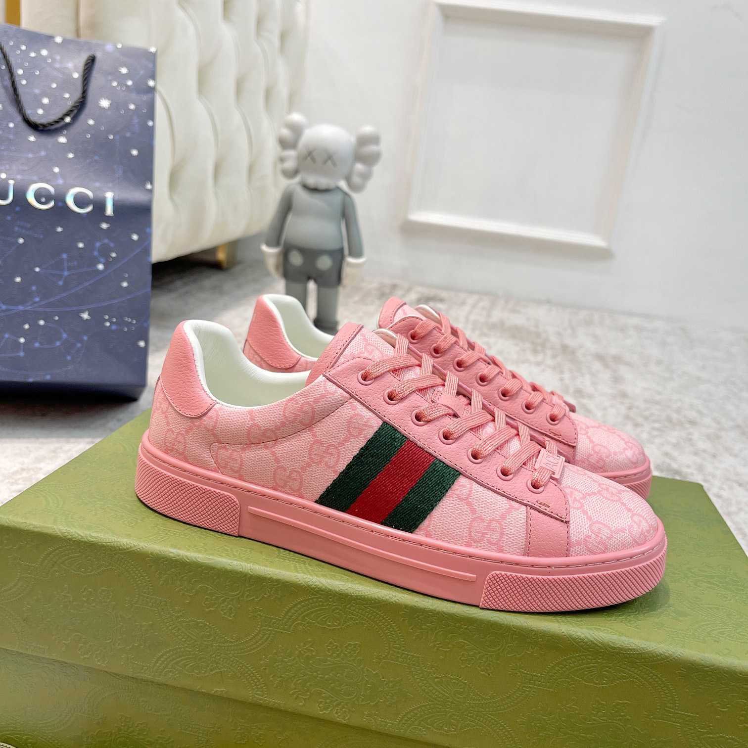 Gucci Ace Sneaker With Web - EUR FASHION