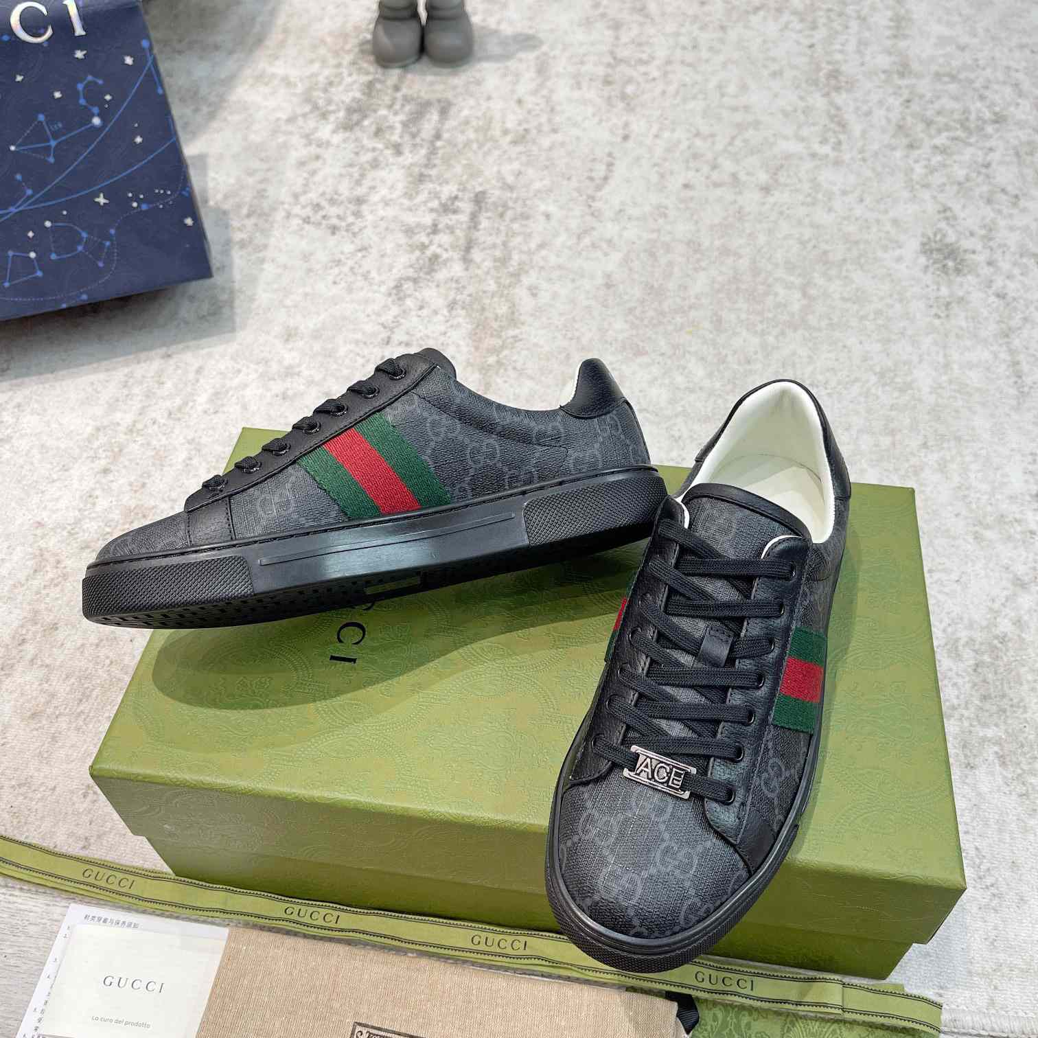 Gucci Ace Sneaker With Web - EUR FASHION