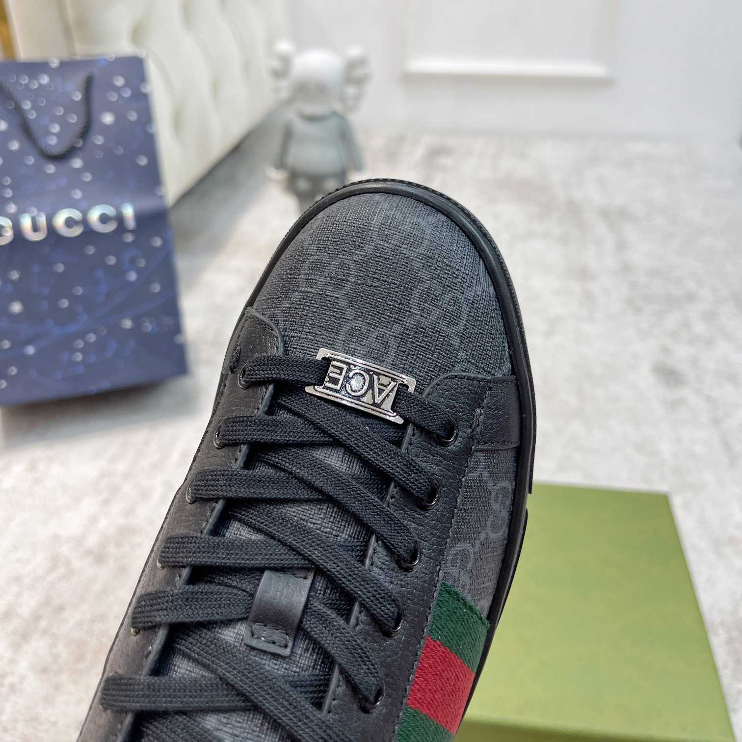 Gucci Ace Sneaker With Web - EUR FASHION