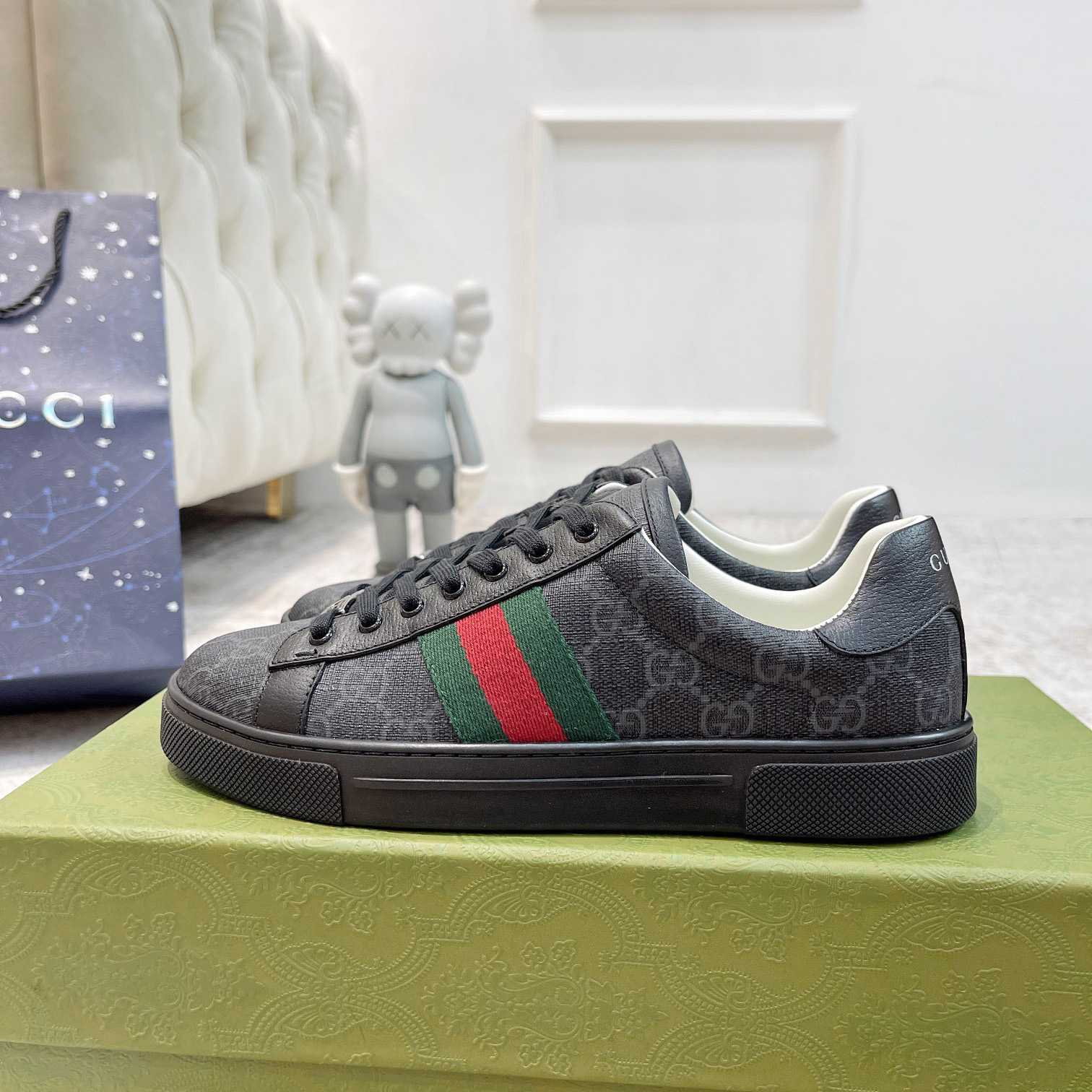 Gucci Ace Sneaker With Web - EUR FASHION