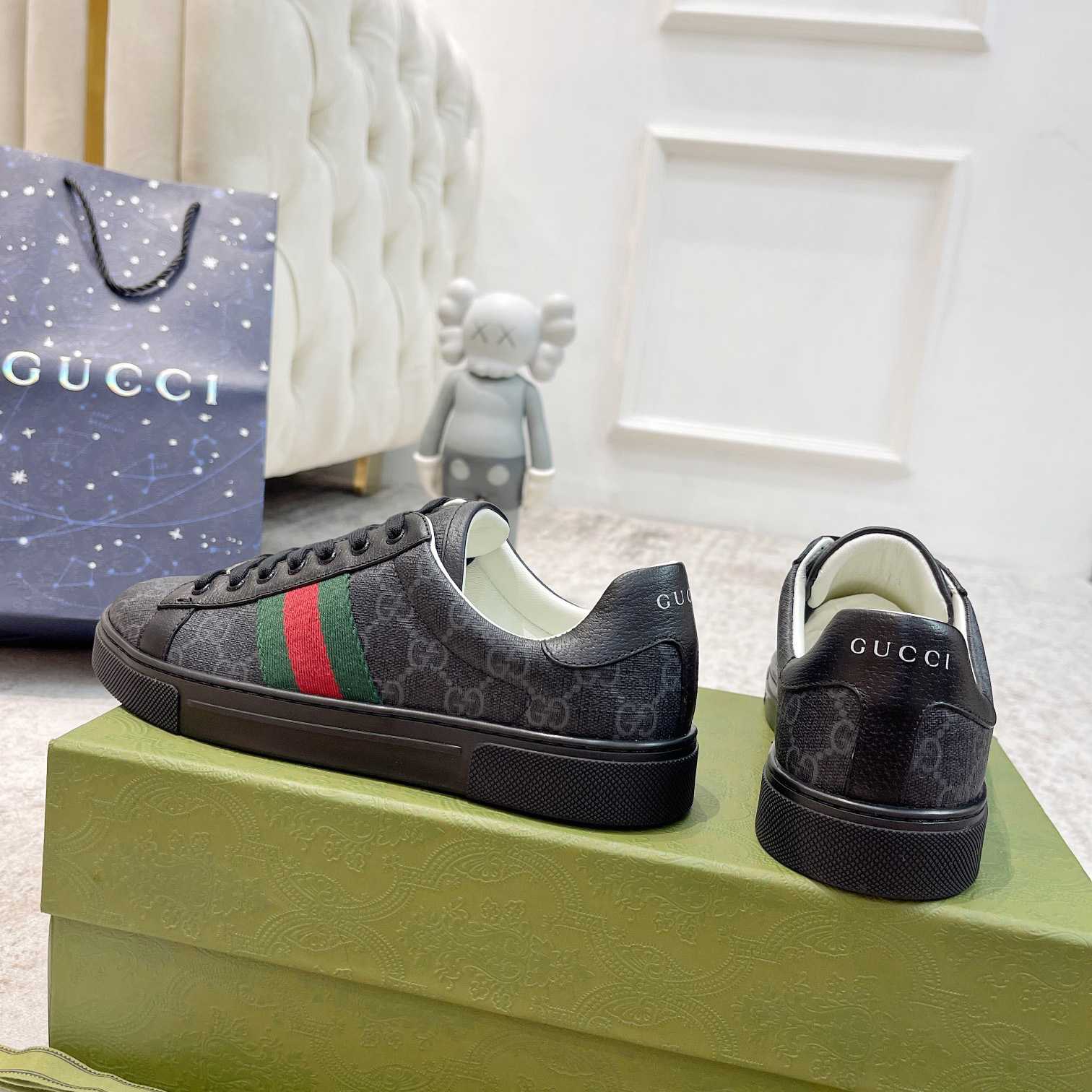 Gucci Ace Sneaker With Web - EUR FASHION