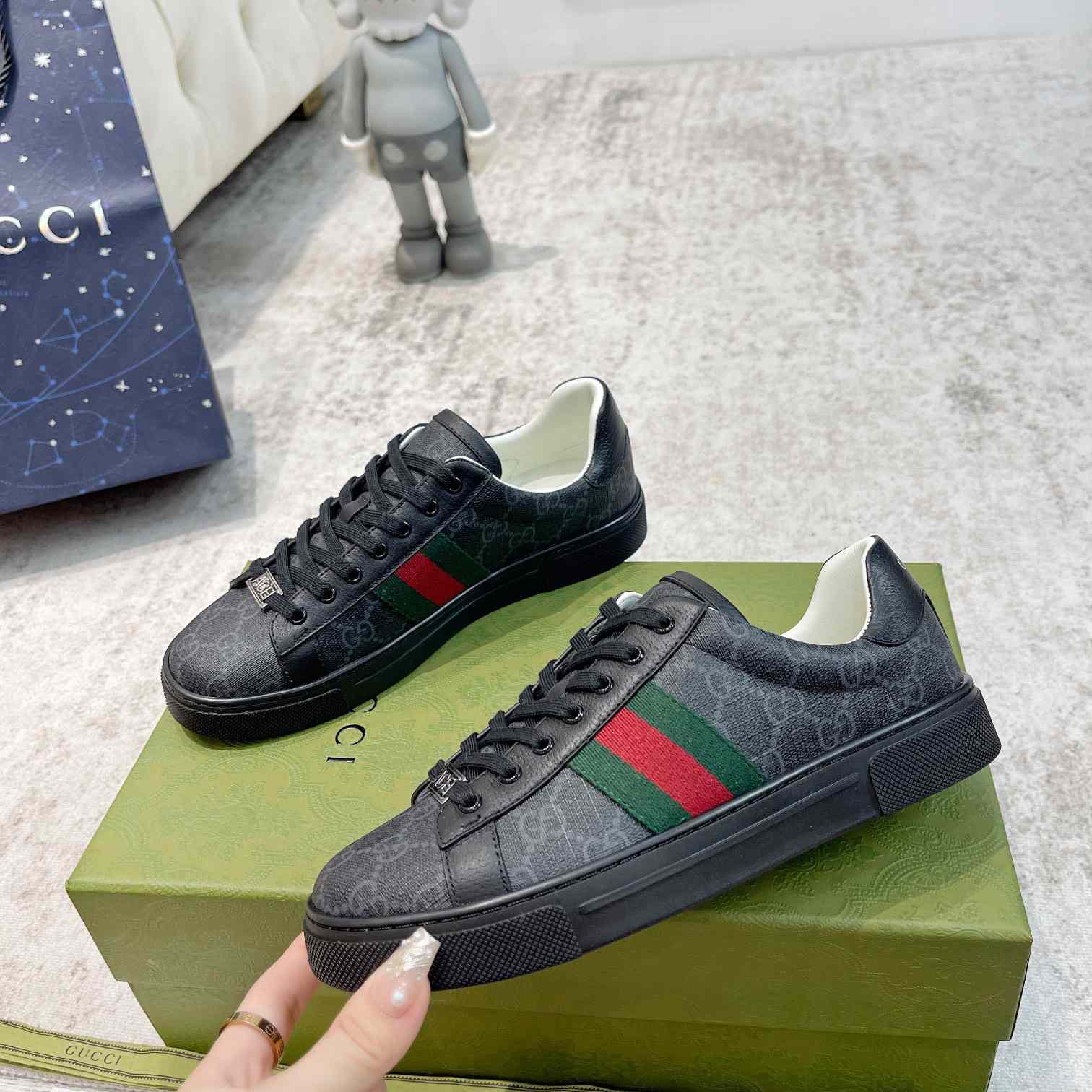 Gucci Ace Sneaker With Web - EUR FASHION