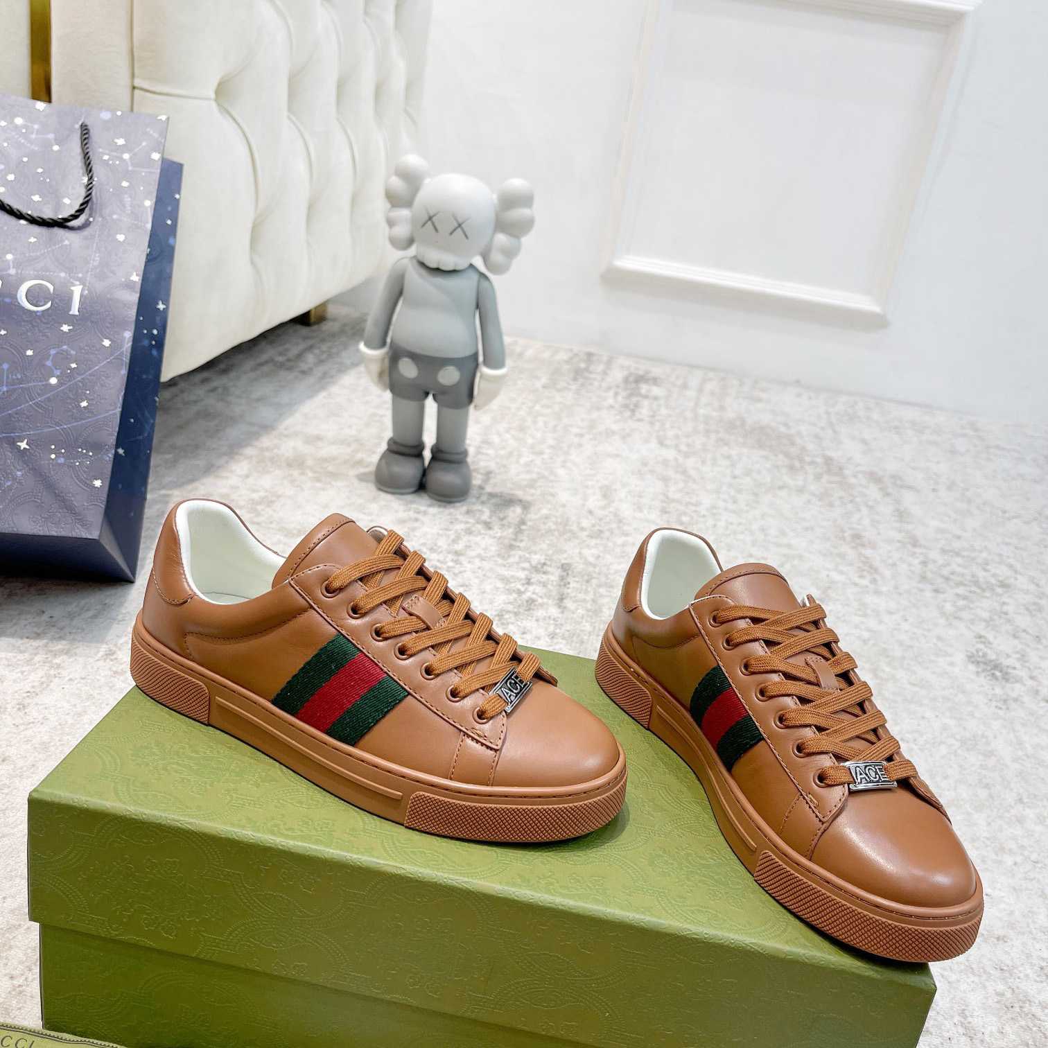 Gucci Ace Sneaker With Web (upon uk size) - EUR FASHION