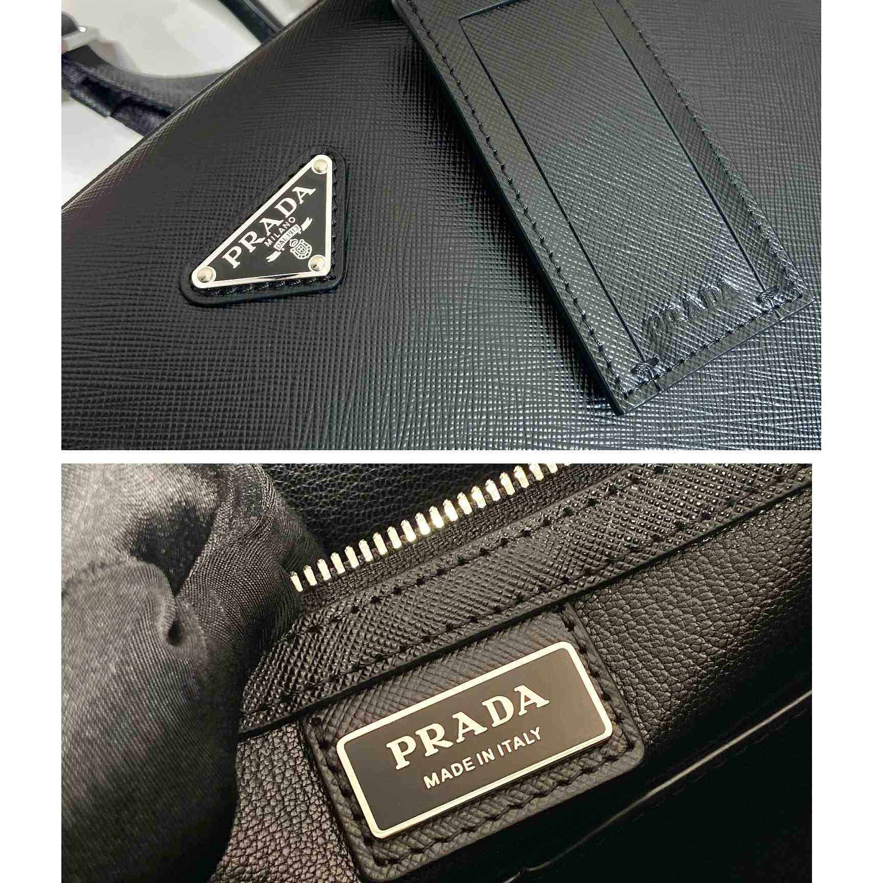 Prada Saffiano Leather Work Bag - EUR FASHION