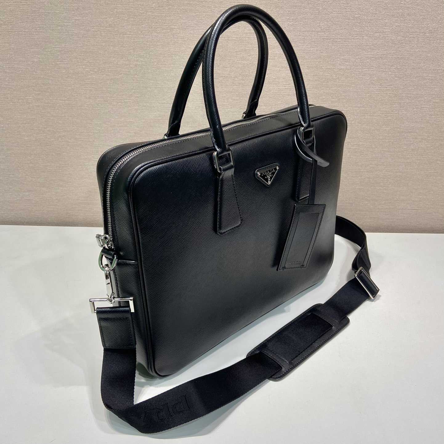 Prada Saffiano Leather Work Bag - EUR FASHION