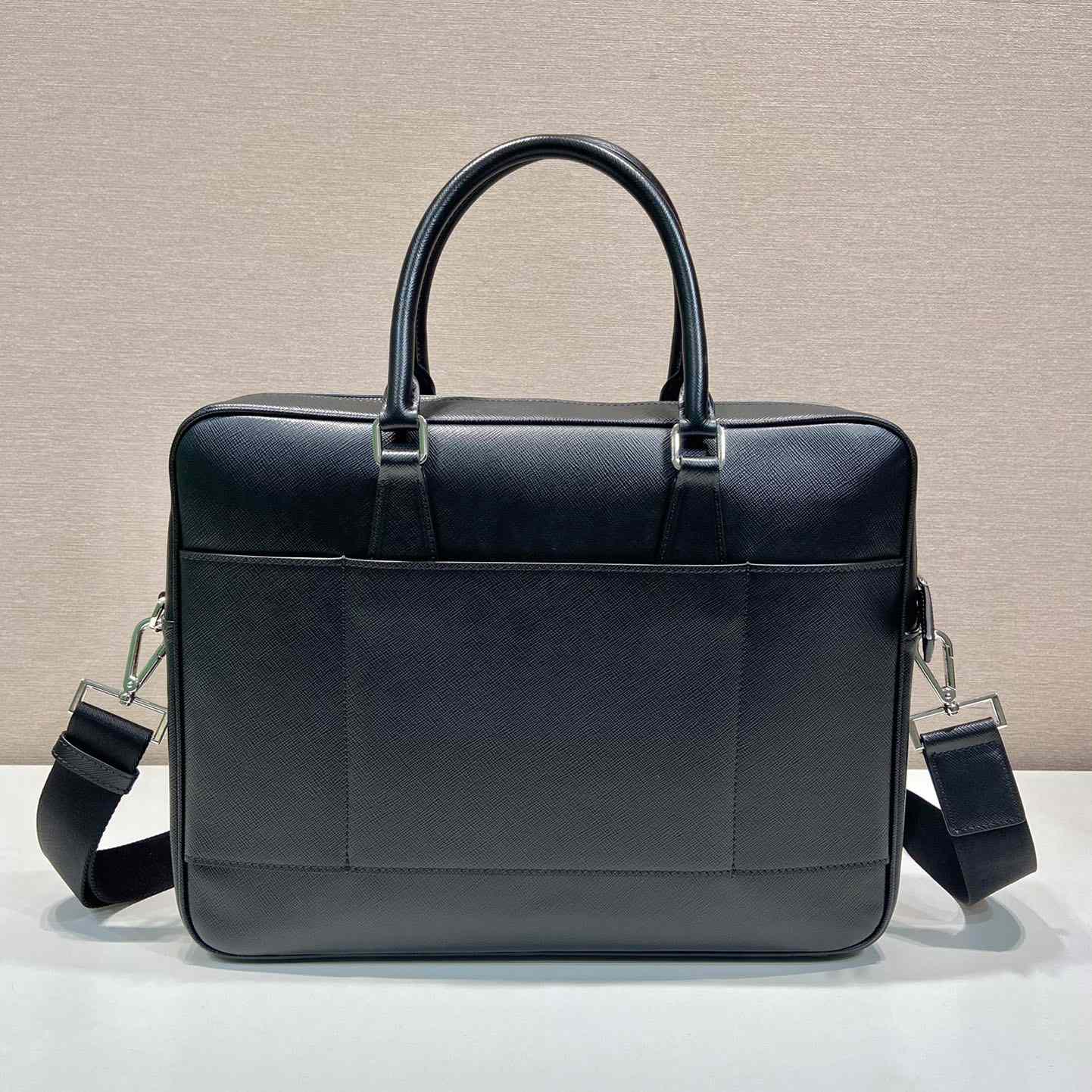 Prada Saffiano Leather Work Bag - EUR FASHION