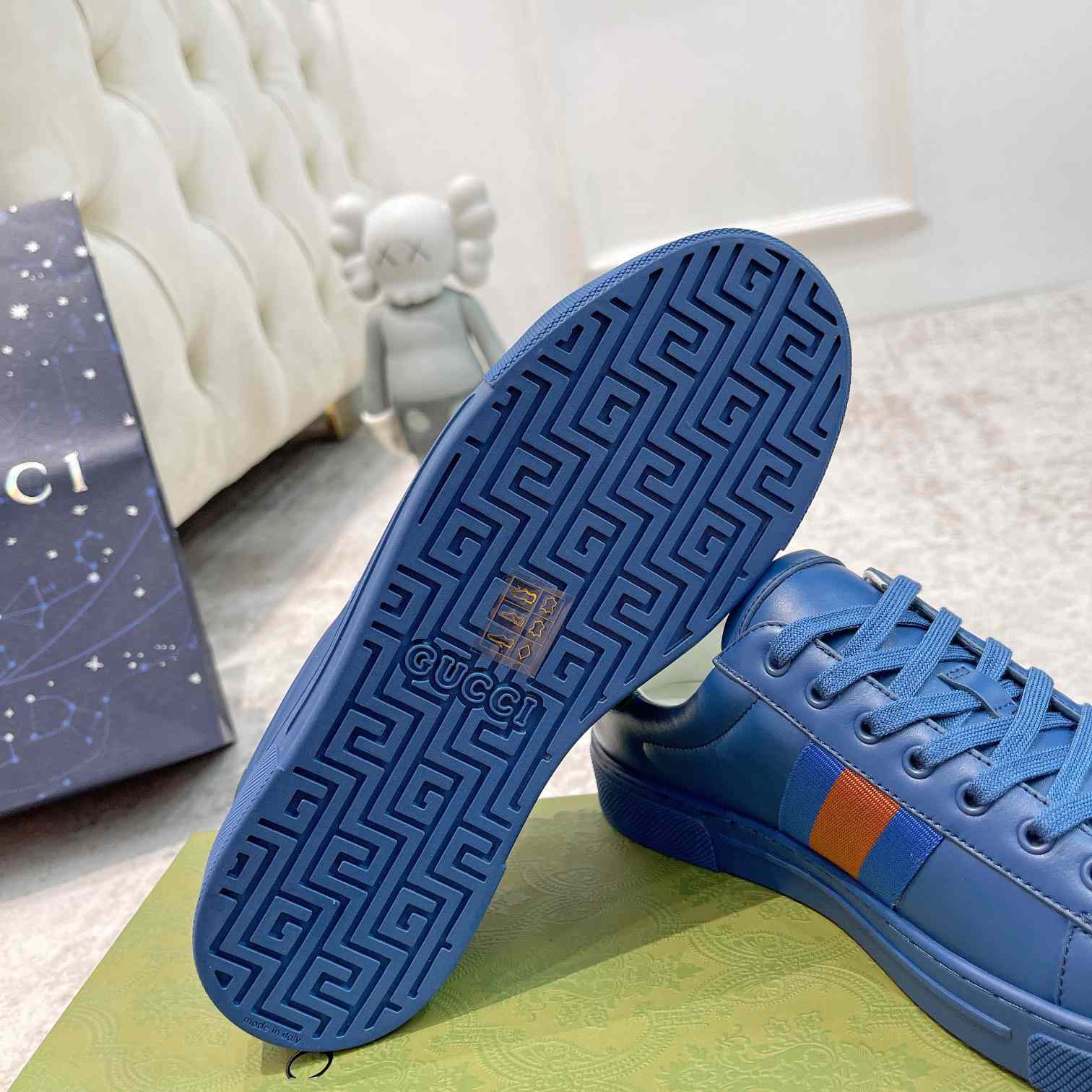 Gucci Ace Sneaker With Web - EUR FASHION