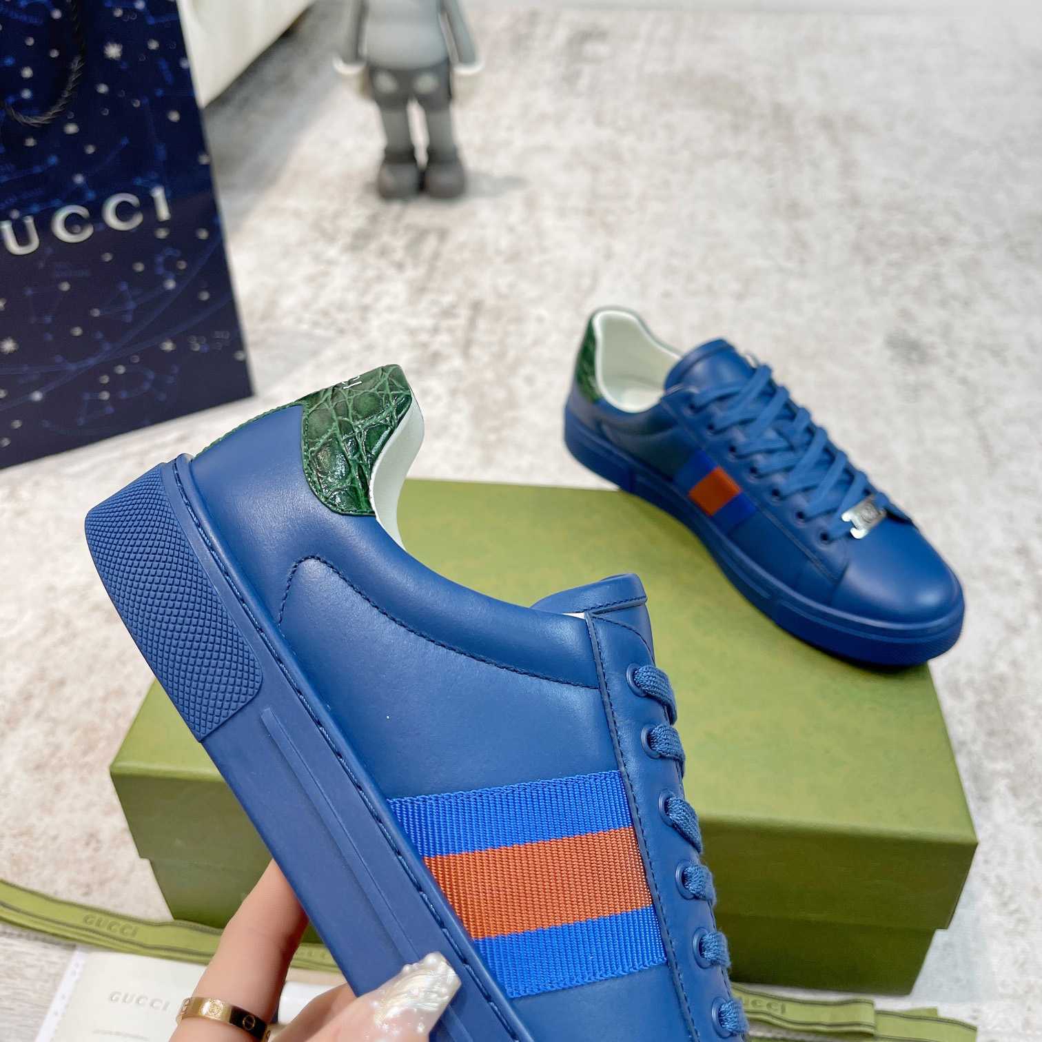 Gucci Ace Sneaker With Web - EUR FASHION