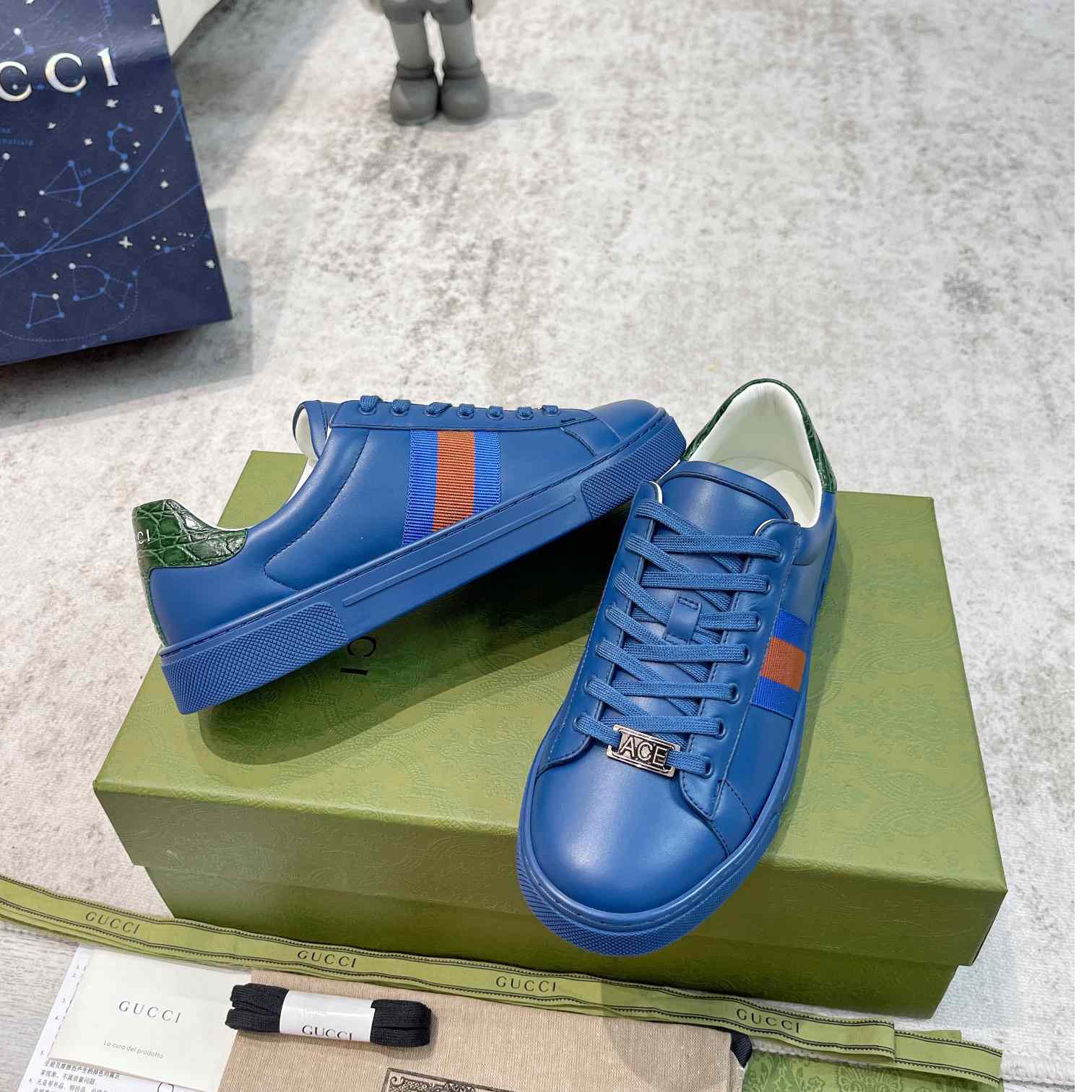 Gucci Ace Sneaker With Web - EUR FASHION