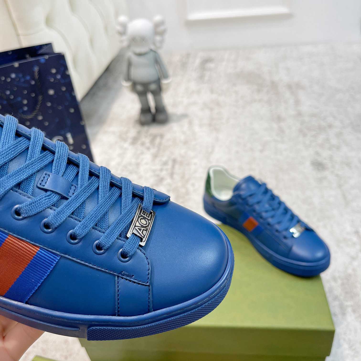 Gucci Ace Sneaker With Web - EUR FASHION