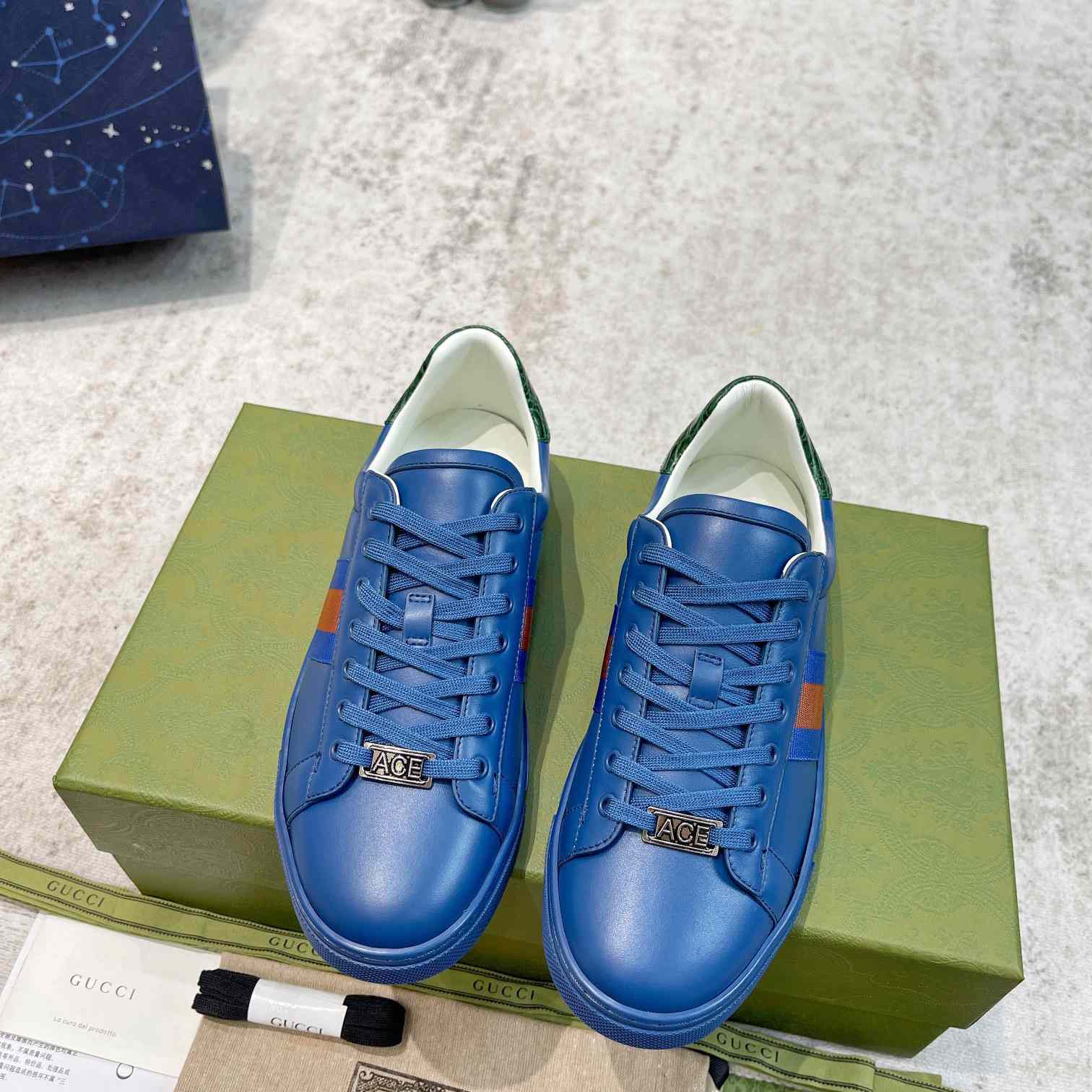 Gucci Ace Sneaker With Web - EUR FASHION