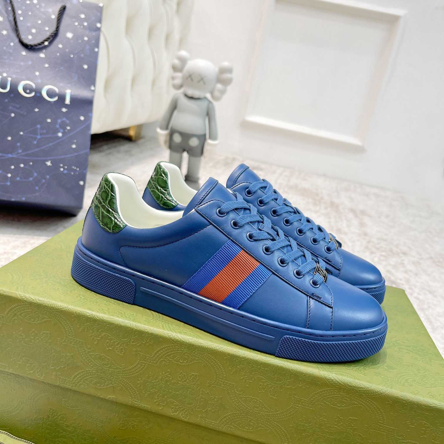 Gucci Ace Sneaker With Web - EUR FASHION