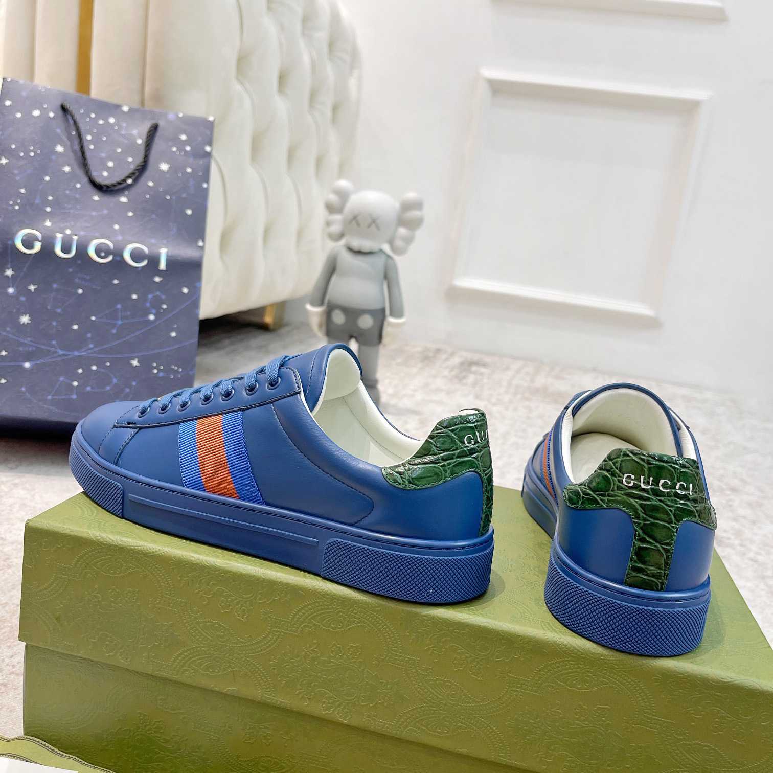 Gucci Ace Sneaker With Web - EUR FASHION