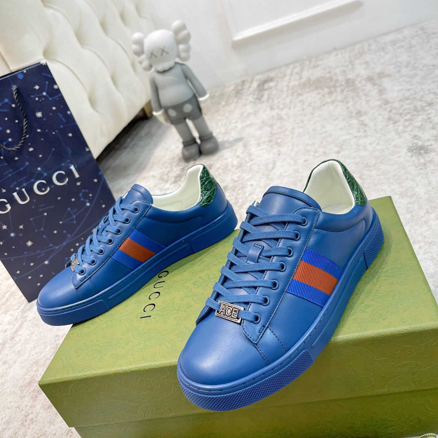 Gucci Ace Sneaker With Web - EUR FASHION