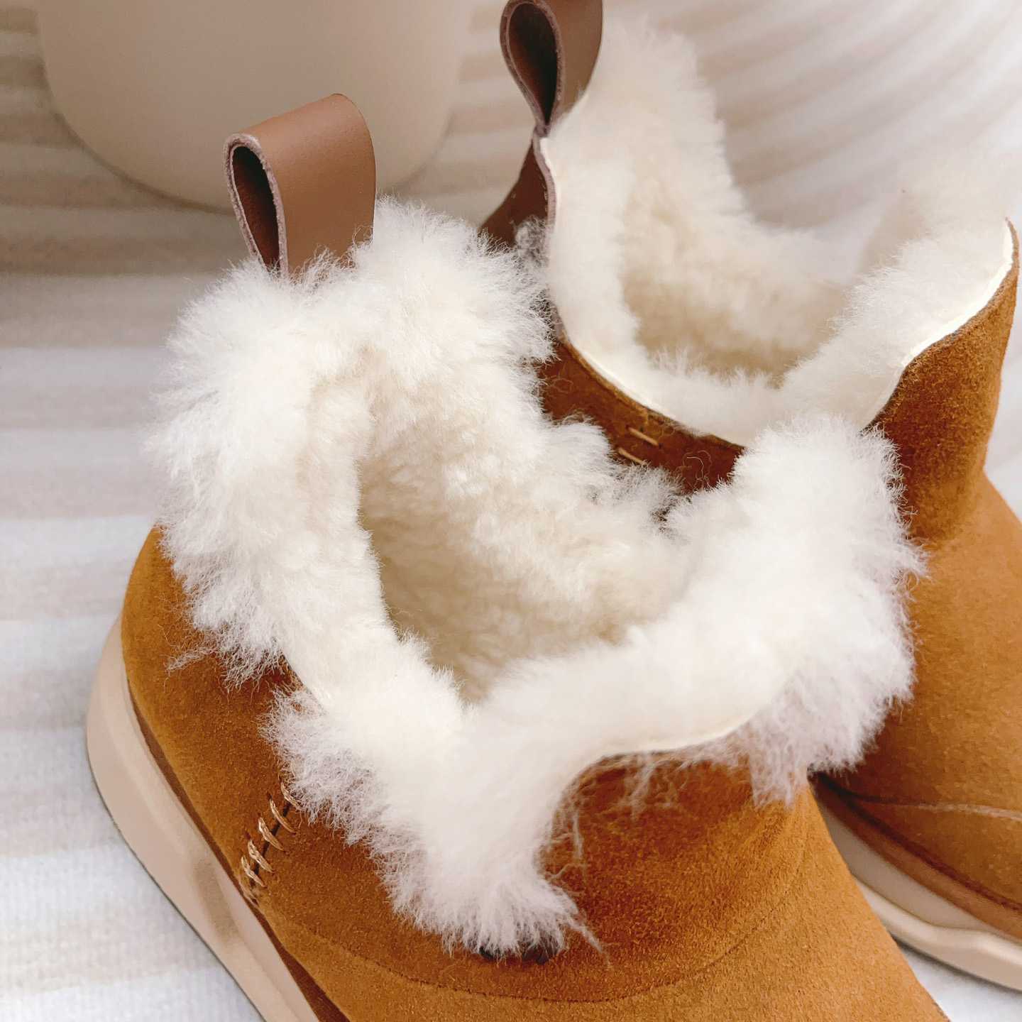 Amiri Malibu Shearling Lined Suede Boots - EUR FASHION