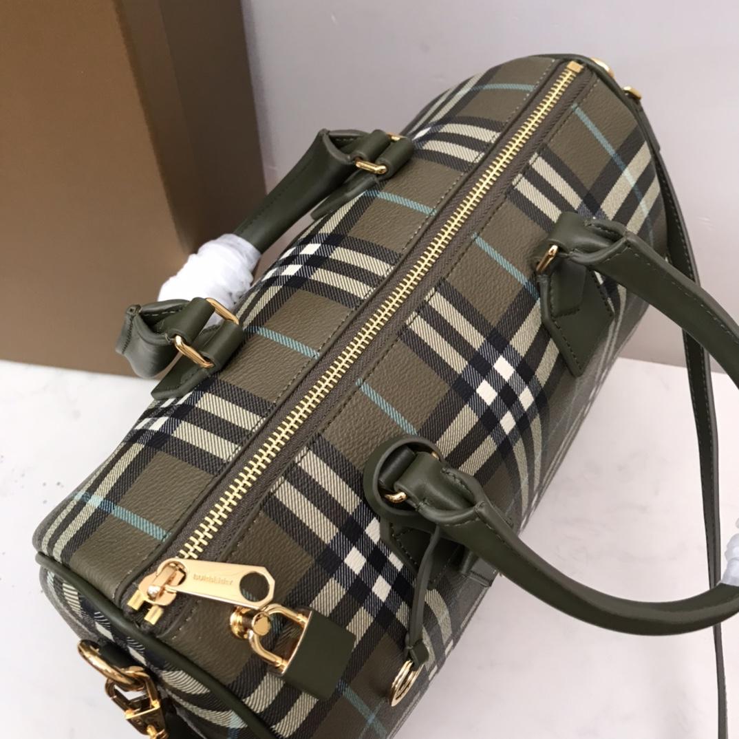 Burberry Check Medium Bowling Bag  - EUR FASHION