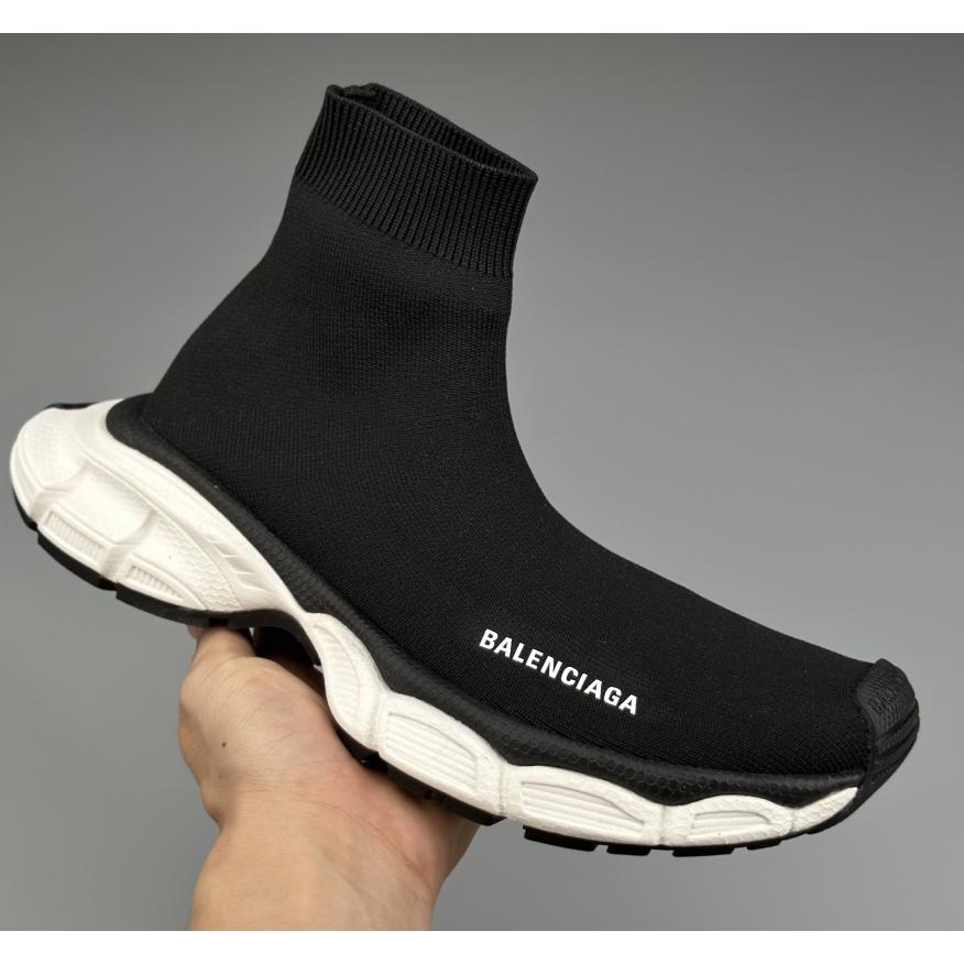 Balenciaga 3XL Sock Recycled Knit Sneaker In Black  - EUR FASHION