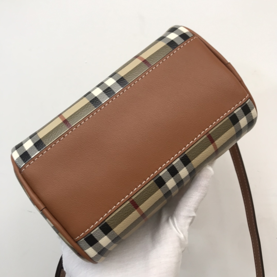 Burberry Check Mini Bowling Bag - EUR FASHION