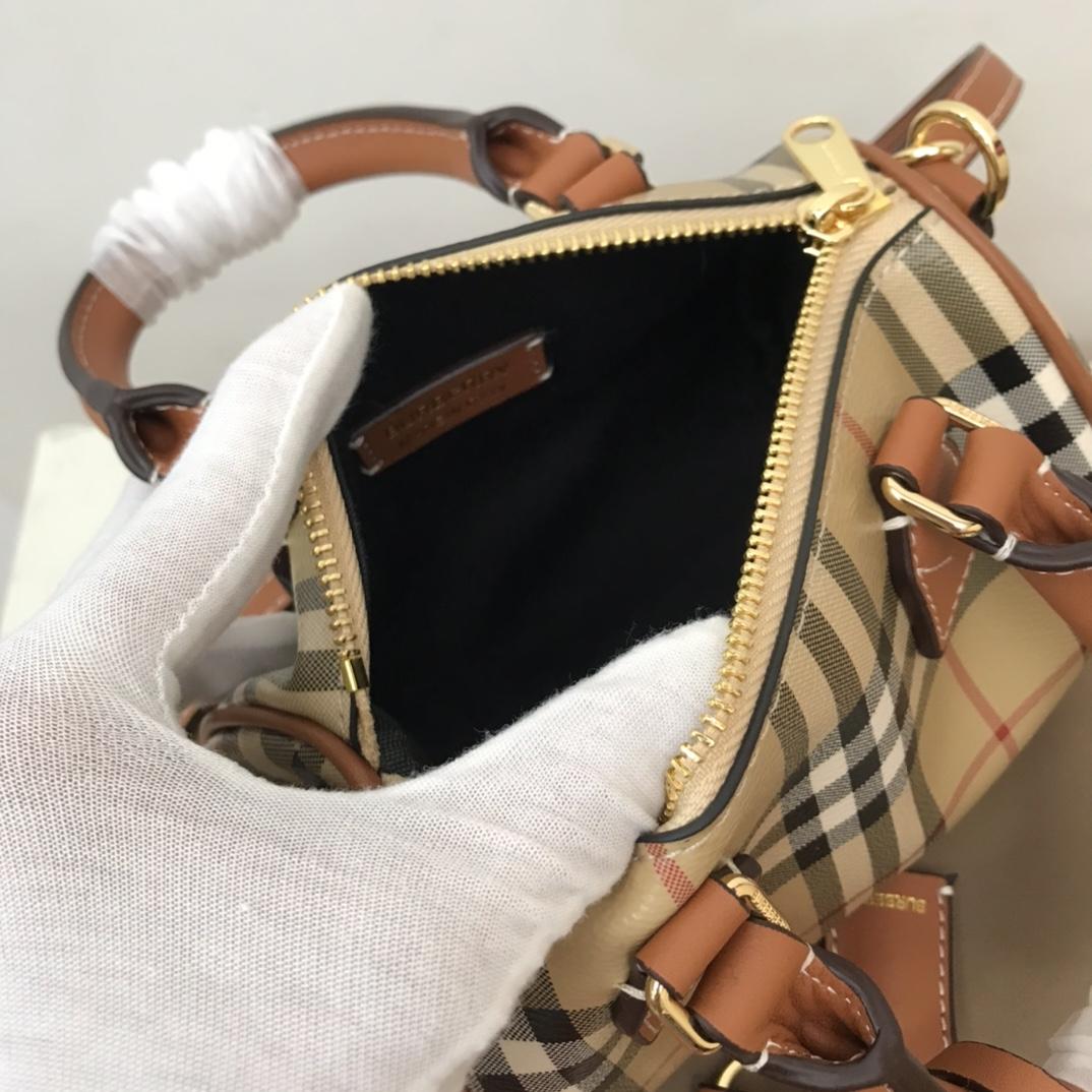 Burberry Check Mini Bowling Bag - EUR FASHION