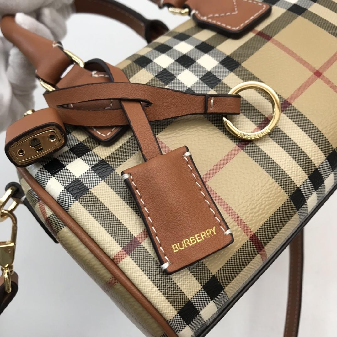 Burberry Check Mini Bowling Bag - EUR FASHION