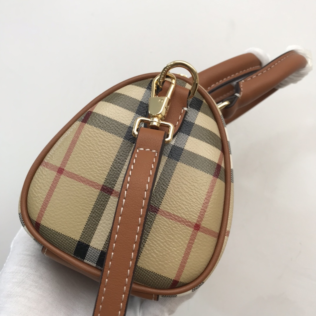 Burberry Check Mini Bowling Bag - EUR FASHION