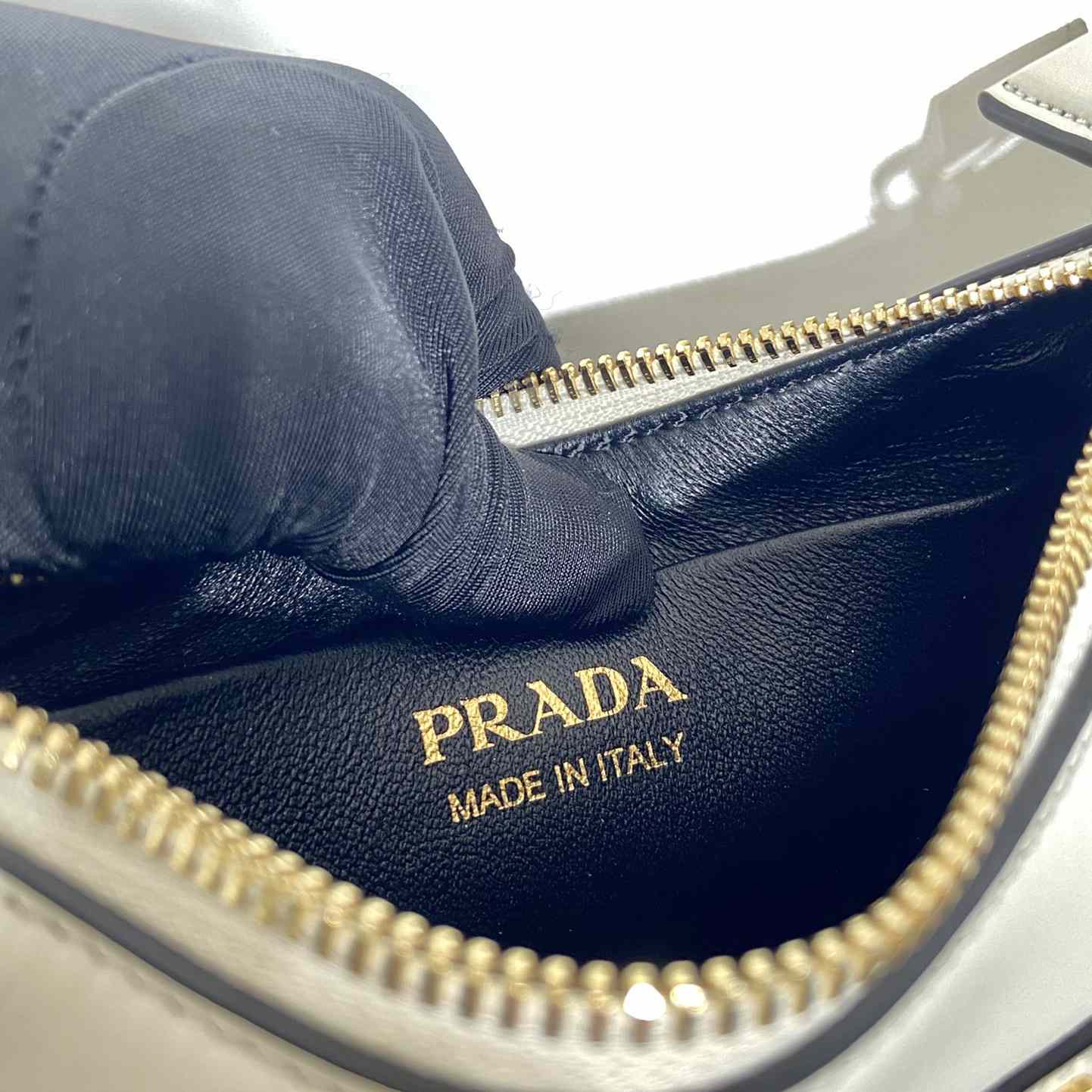 Prada Arqué Leather Mini Shoulder Bag - EUR FASHION