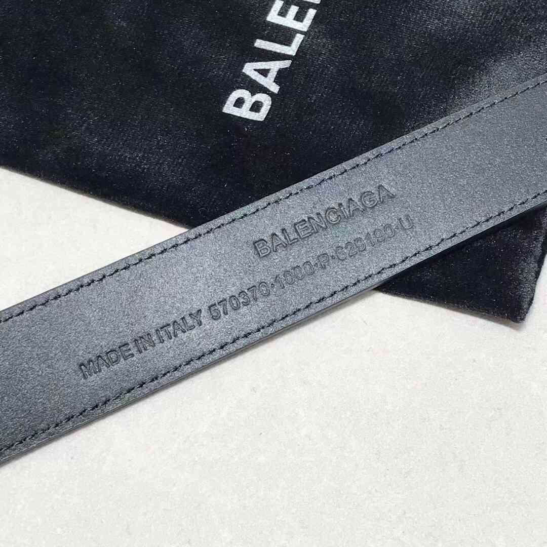 Balenciaga Bottle Opener D Ring Belt In Black - EUR FASHION