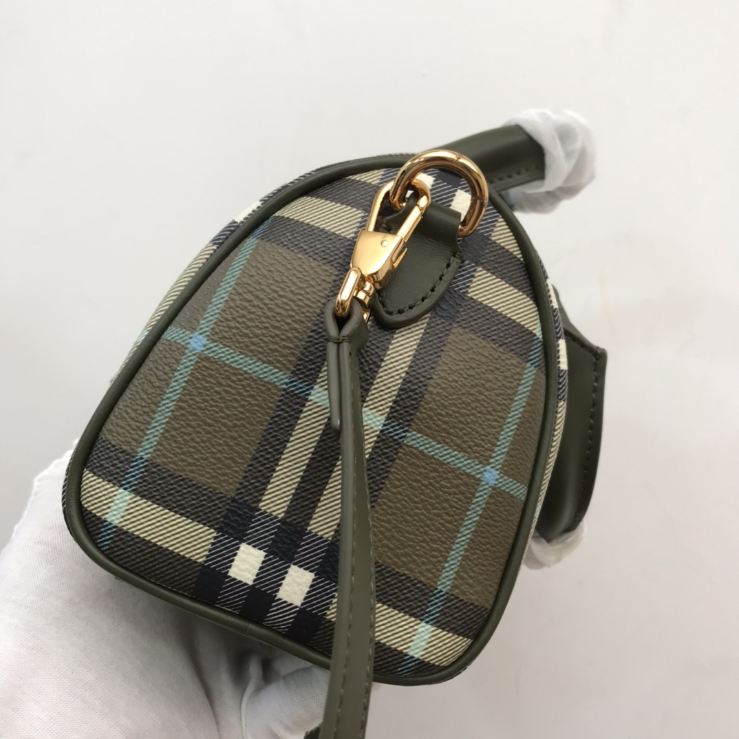 Burberry Check Mini Bowling Bag - EUR FASHION